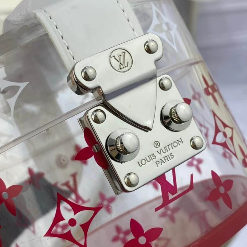 Replica bags Monogram Louis Vuitton Plexiglass Scott Box Red