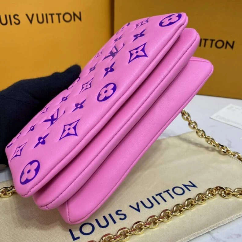 Top lv  Pink Louis Vuitton Pochette Coussin Pink   Purple