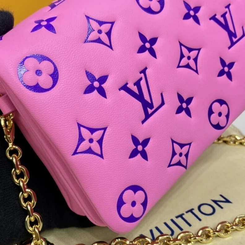 Top lv  Pink Louis Vuitton Pochette Coussin Pink   Purple