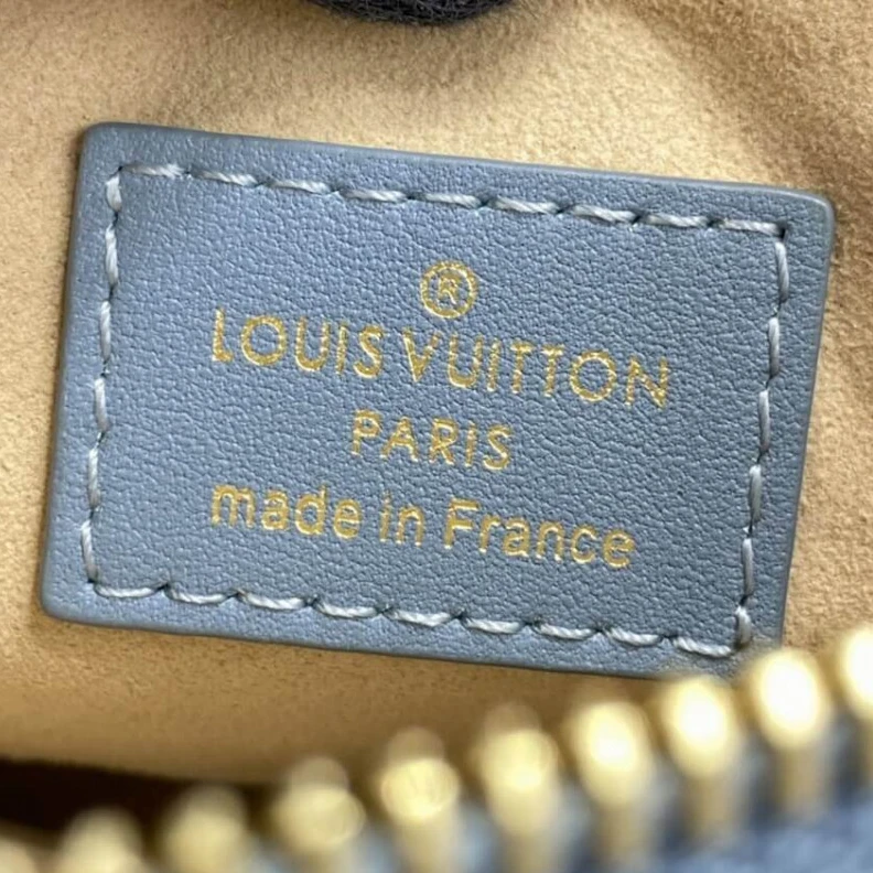 Replica bags lv Microfibe Louis Vuitton Pochette Troca Blue