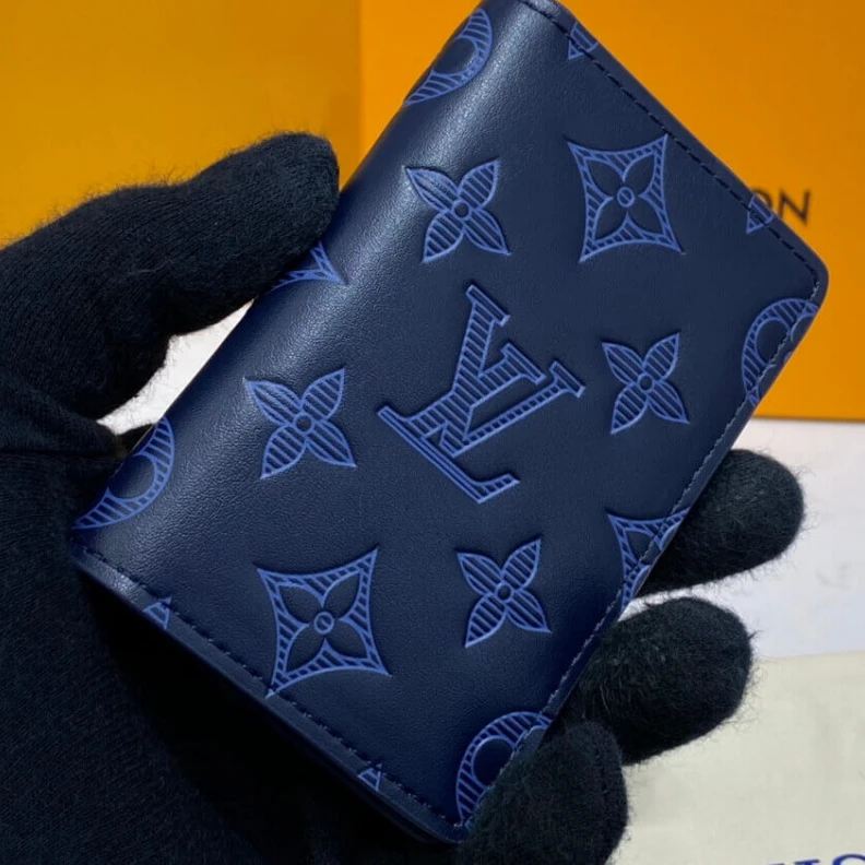 Mythick.ru 3 card sl Louis Vuitton Pocket Organizer Navy Blue