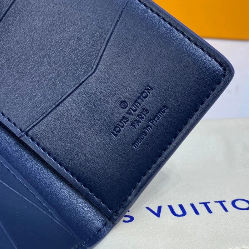 Mythick.ru 3 card sl Louis Vuitton Pocket Organizer Navy Blue