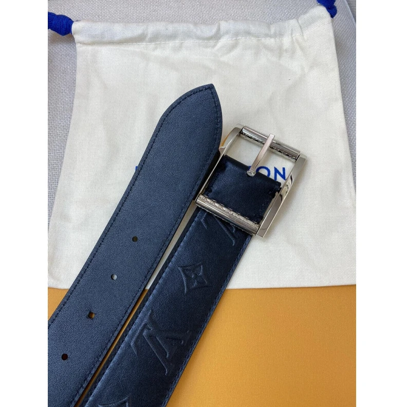 Replica bags lv Metal par Louis Vuitton Reverso 40mm Reversible Belt Black