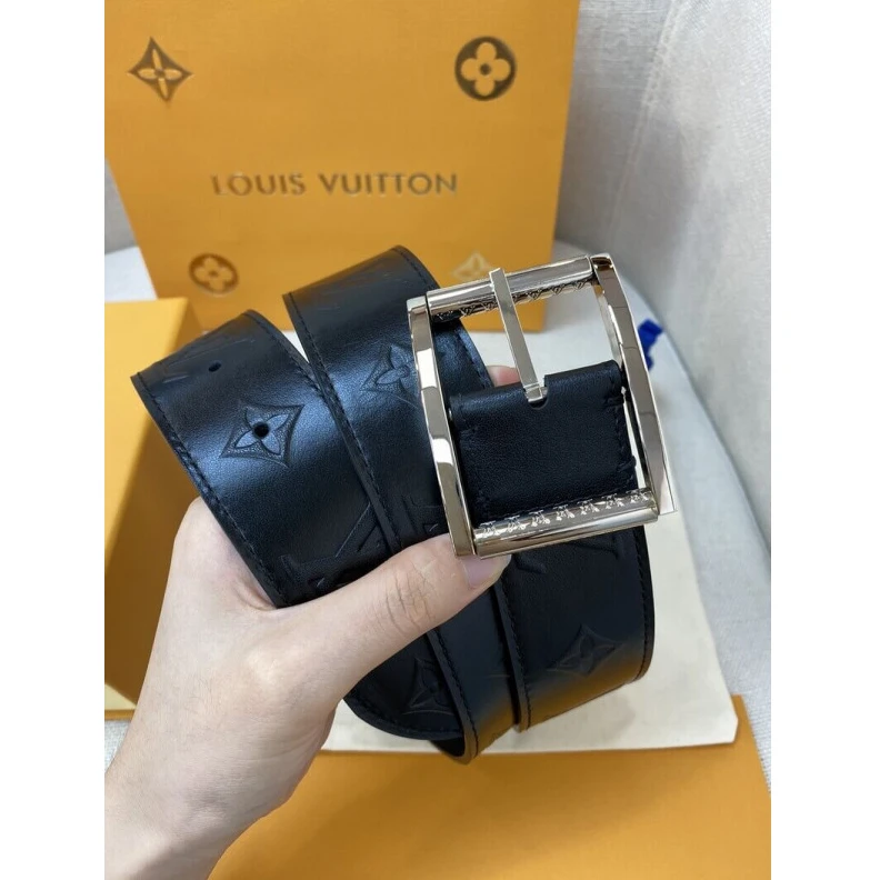 Replica bags lv Metal par Louis Vuitton Reverso 40mm Reversible Belt Black