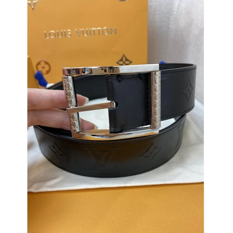 Replica bags lv Metal par Louis Vuitton Reverso 40mm Reversible Belt Black