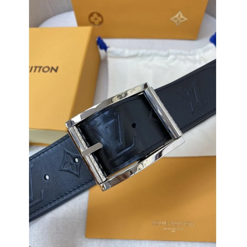 Replica bags lv Metal par Louis Vuitton Reverso 40mm Reversible Belt Black