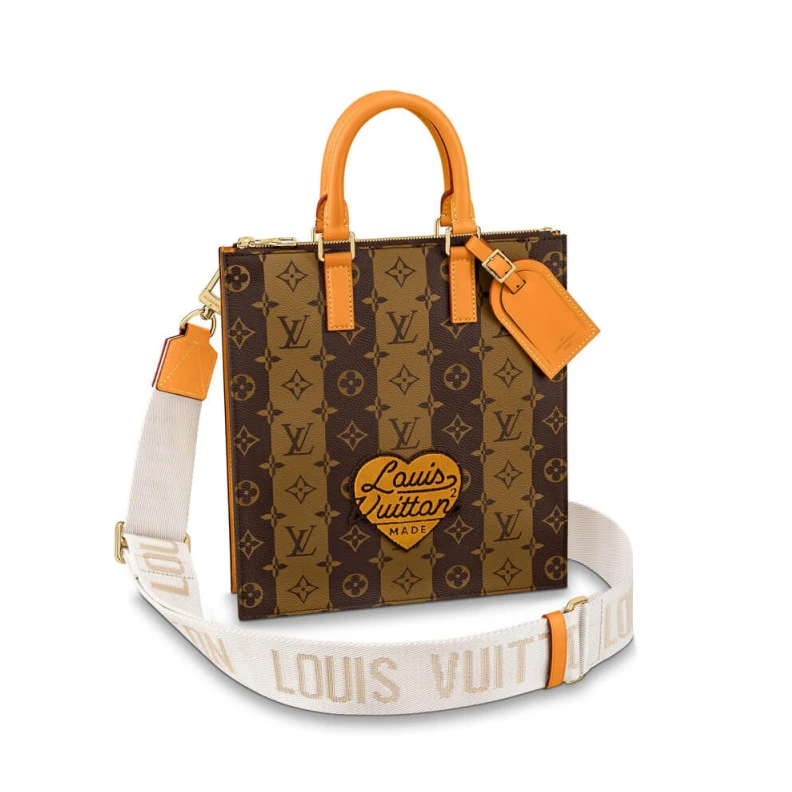 Monogram Louis Vuitton Sac Plat Cross Brown