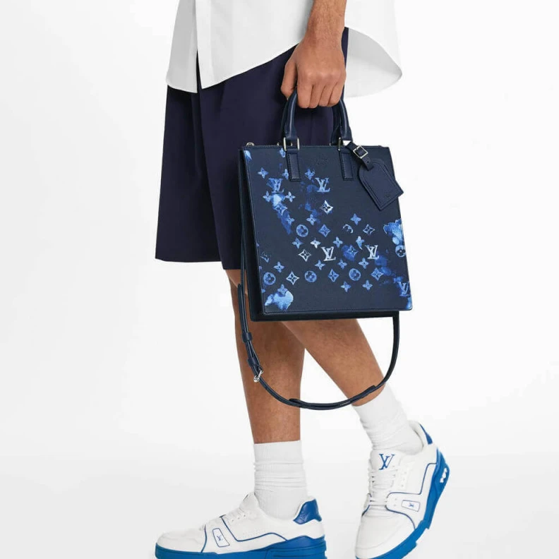 Top lv Ink Water Louis Vuitton Sac Plat Zippe