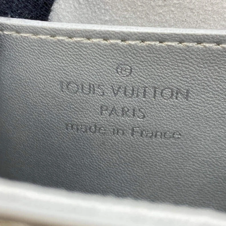 Top lv Inspired b Louis Vuitton Sheepskin Leather Twist PM Argent