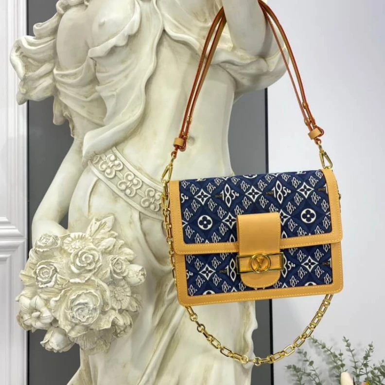 Replica bags Strap dro Louis Vuitton Since 1854 Dauphine MM
