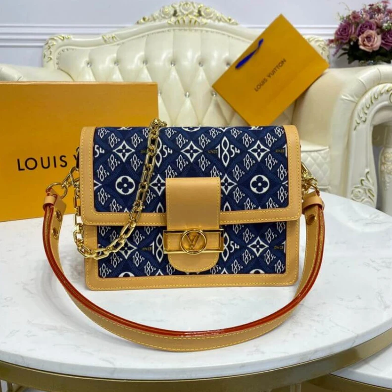 Replica bags Strap dro Louis Vuitton Since 1854 Dauphine MM