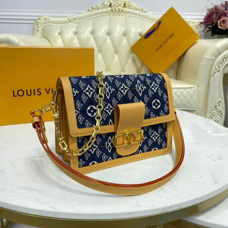 Replica bags Strap dro Louis Vuitton Since 1854 Dauphine MM