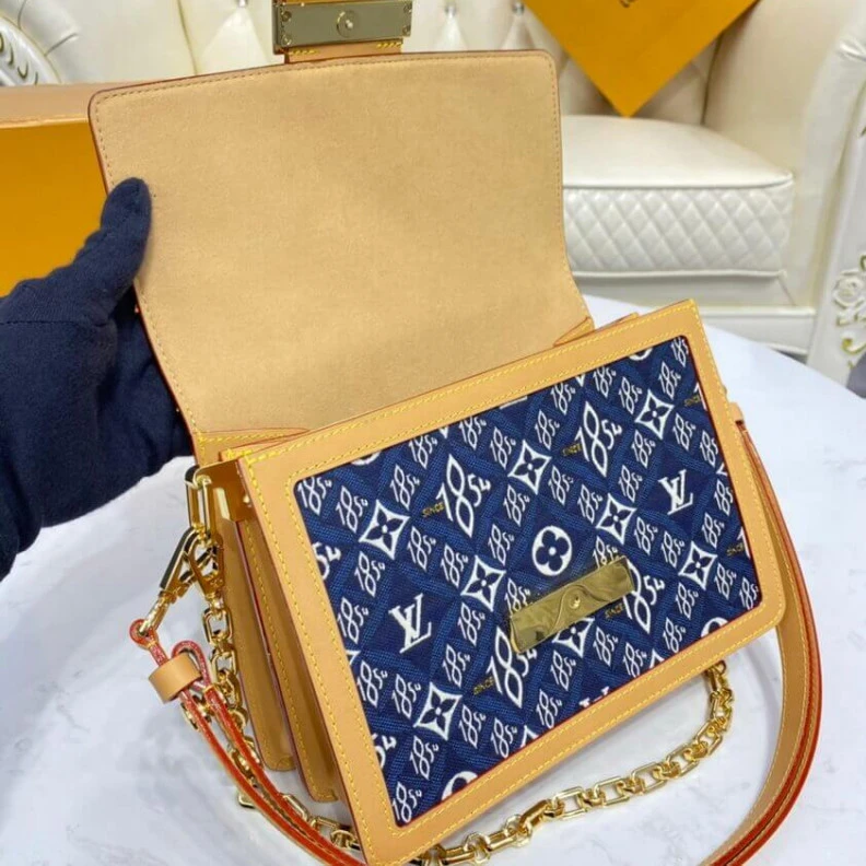 Replica bags Strap dro Louis Vuitton Since 1854 Dauphine MM