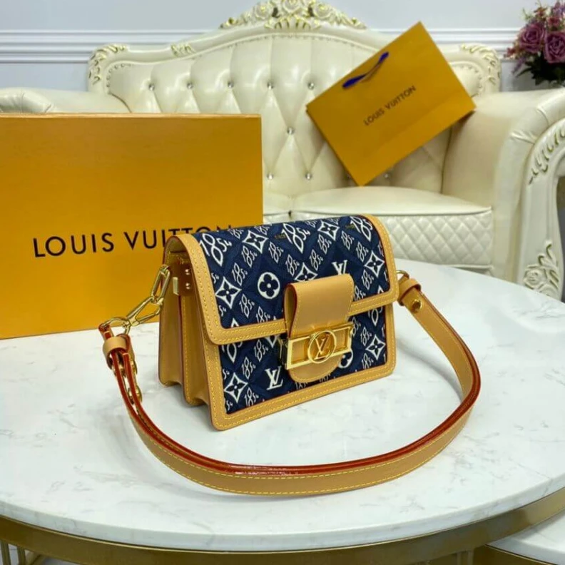 Replica bags lv Strap: Re Louis Vuitton Since 1854 Dauphine Mini