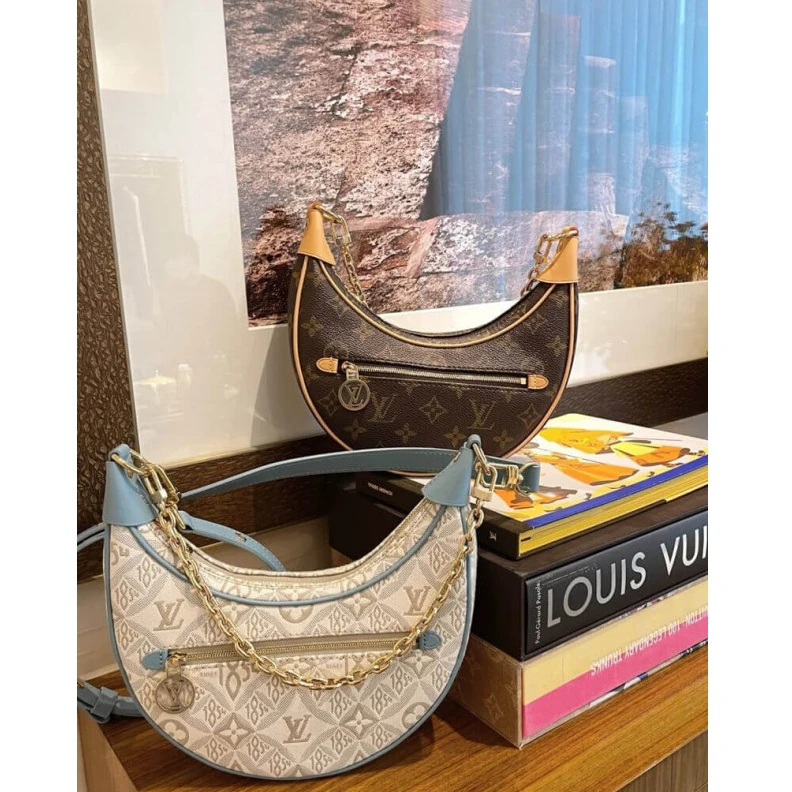 Louis vuitton locations Microfibe Louis Vuitton Since 1854 Jacquard Textile Loop Bag