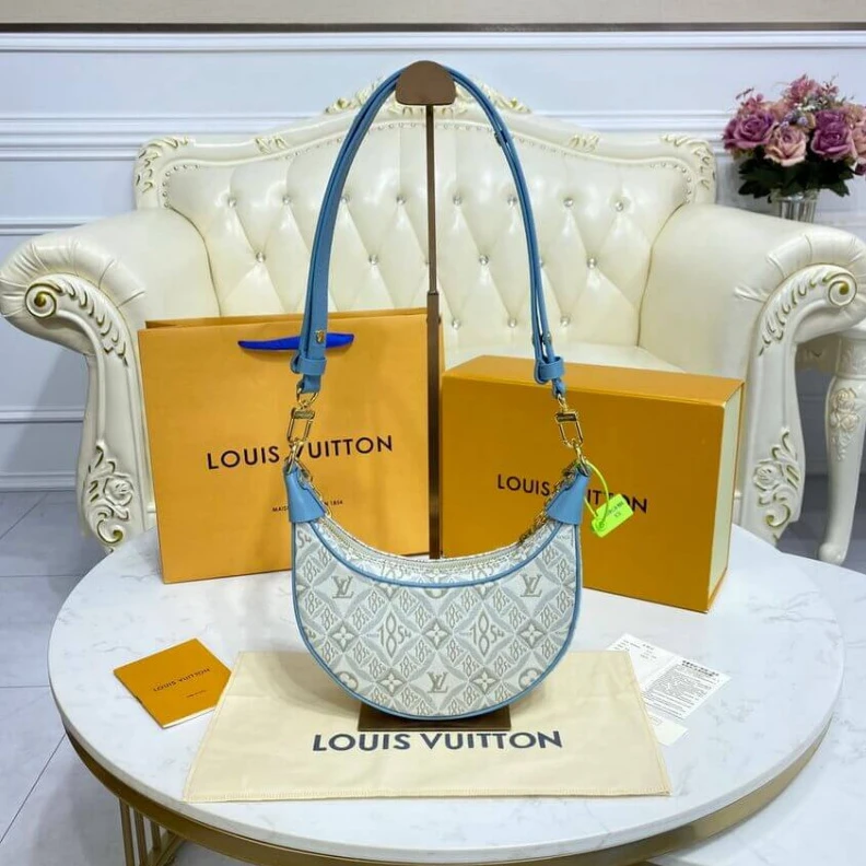 Louis vuitton locations Microfibe Louis Vuitton Since 1854 Jacquard Textile Loop Bag