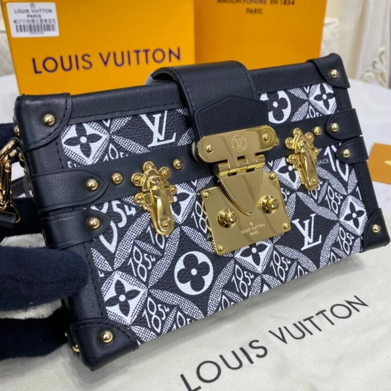 Mythick.ru Goldcolor Louis Vuitton Since 1854 Petite Malle Black
