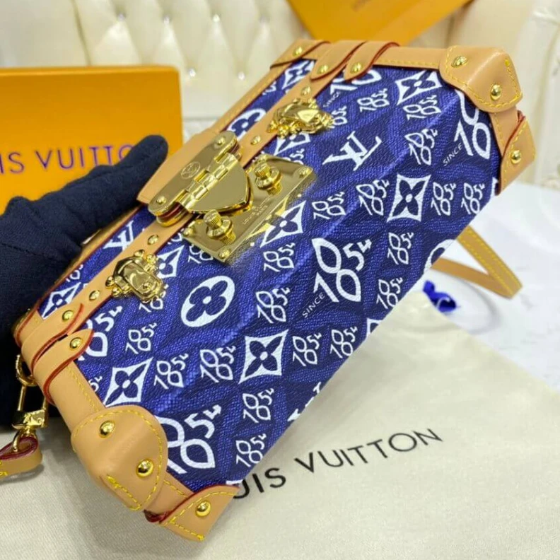 Mythick Slock Louis Vuitton Since 1854 Petite Malle Blue