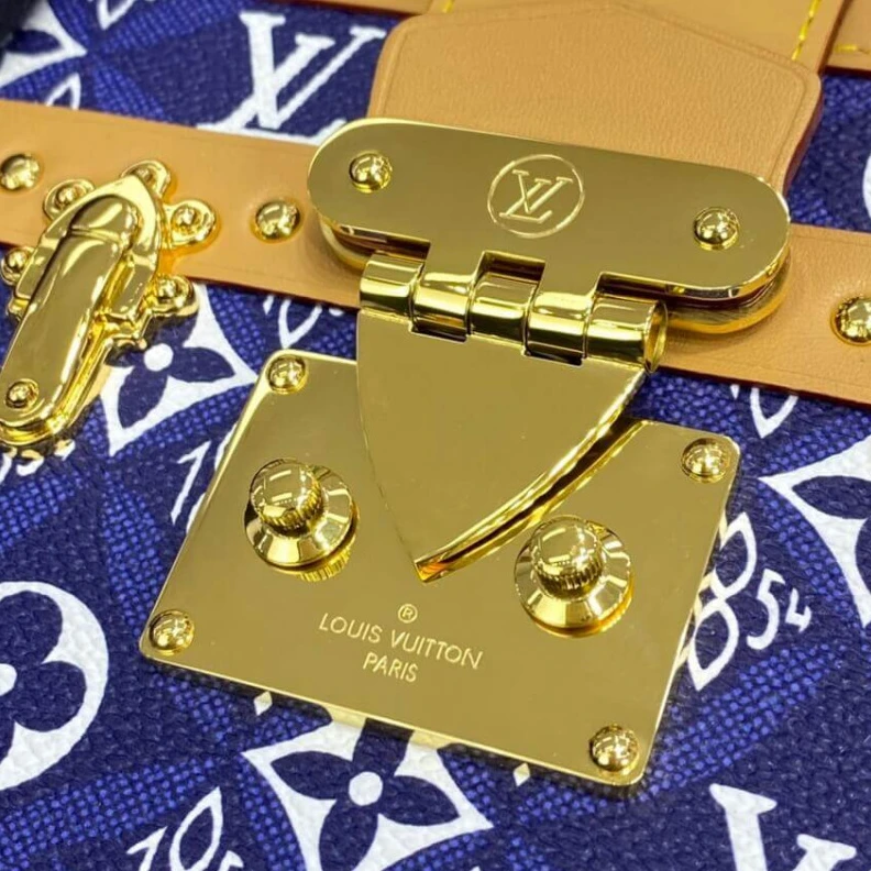 Mythick Slock Louis Vuitton Since 1854 Petite Malle Blue