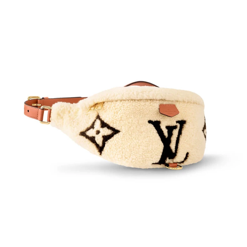 Cream Bro Louis Vuitton Ski Shearling Bumbag