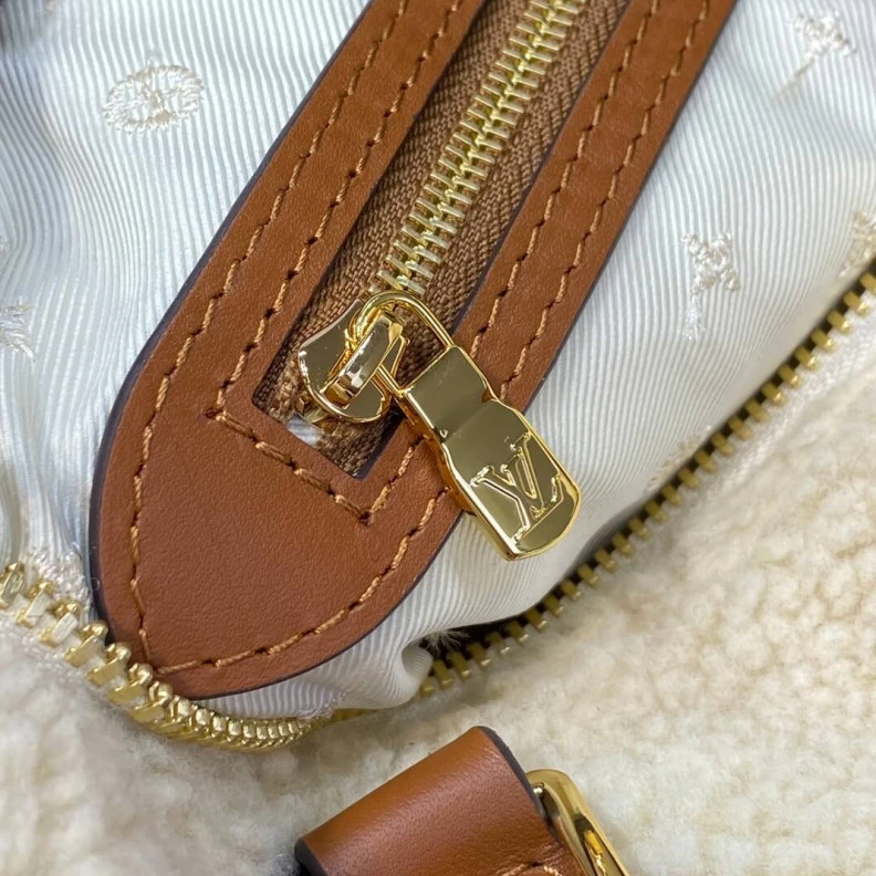 Replica bags lv Strap dro Louis Vuitton Ski Shearling Speedy Bandouliere 25