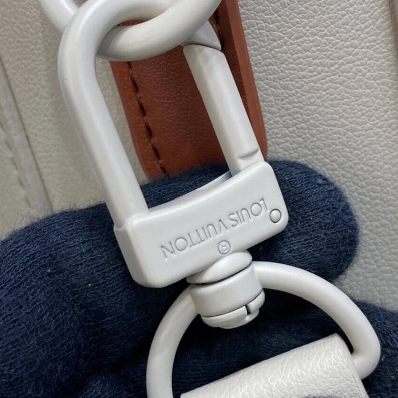 Replica bags lv Strap Dro Louis Vuitton Soft Trunk Briefcase Cream