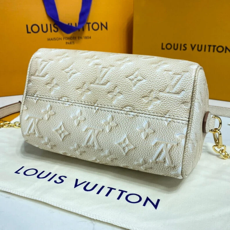 Lv belts replica Removable Louis Vuitton Speedy Bandouliere 20 Pale Beige