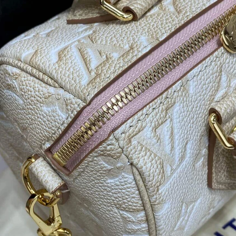 Lv belts replica Removable Louis Vuitton Speedy Bandouliere 20 Pale Beige