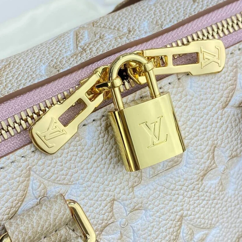 Lv belts replica Removable Louis Vuitton Speedy Bandouliere 20 Pale Beige