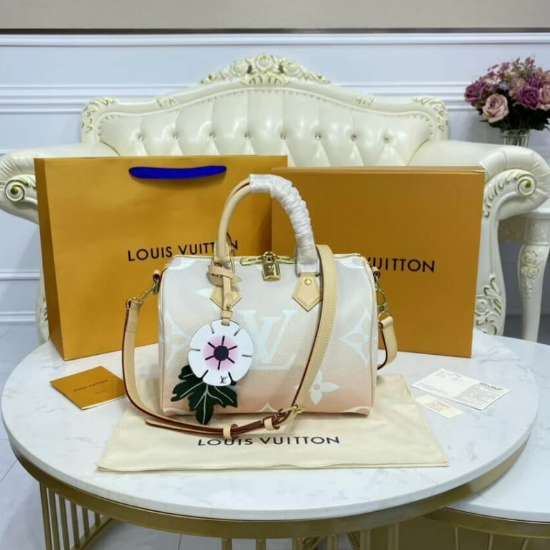 Lv belts replica Natural c Louis Vuitton Speedy Bandouliere 25 Brume Gray