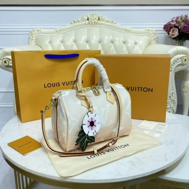 Lv belts replica Natural c Louis Vuitton Speedy Bandouliere 25 Brume Gray