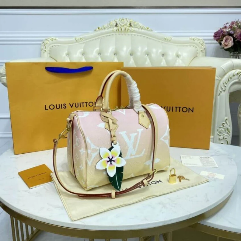 Mythick ru Inside fl Louis Vuitton Speedy Bandouliere 25 Pink