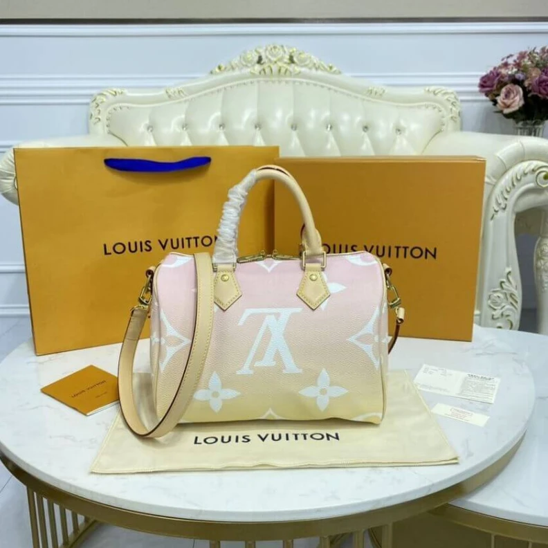 Mythick ru Inside fl Louis Vuitton Speedy Bandouliere 25 Pink