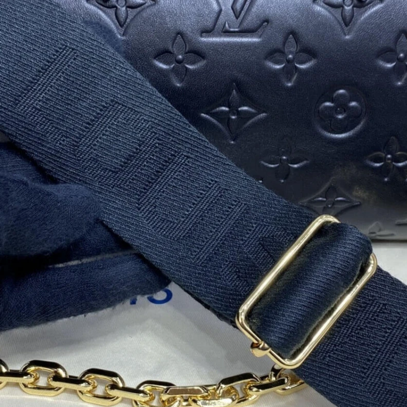 Top lv Microfibe Louis Vuitton Speedy Bandoulière 22 in Black