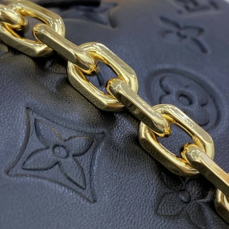 Top lv Microfibe Louis Vuitton Speedy Bandoulière 22 in Black