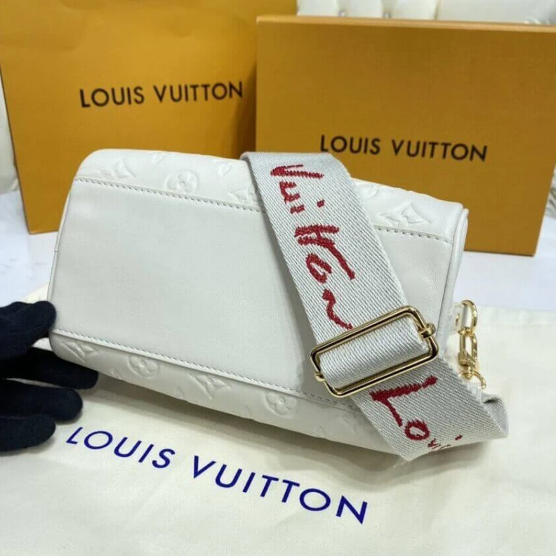 Mythick.ru Textile t Louis Vuitton Speedy Bandoulière 22 in Ivory