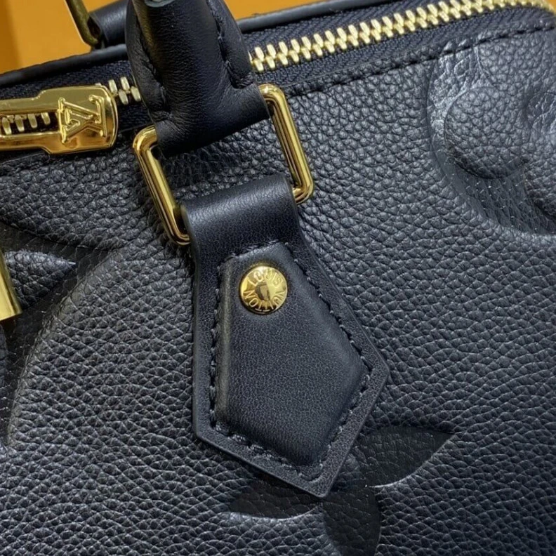 Replica bags lv Double zi Louis Vuitton Speedy Bandoulière 25 Black