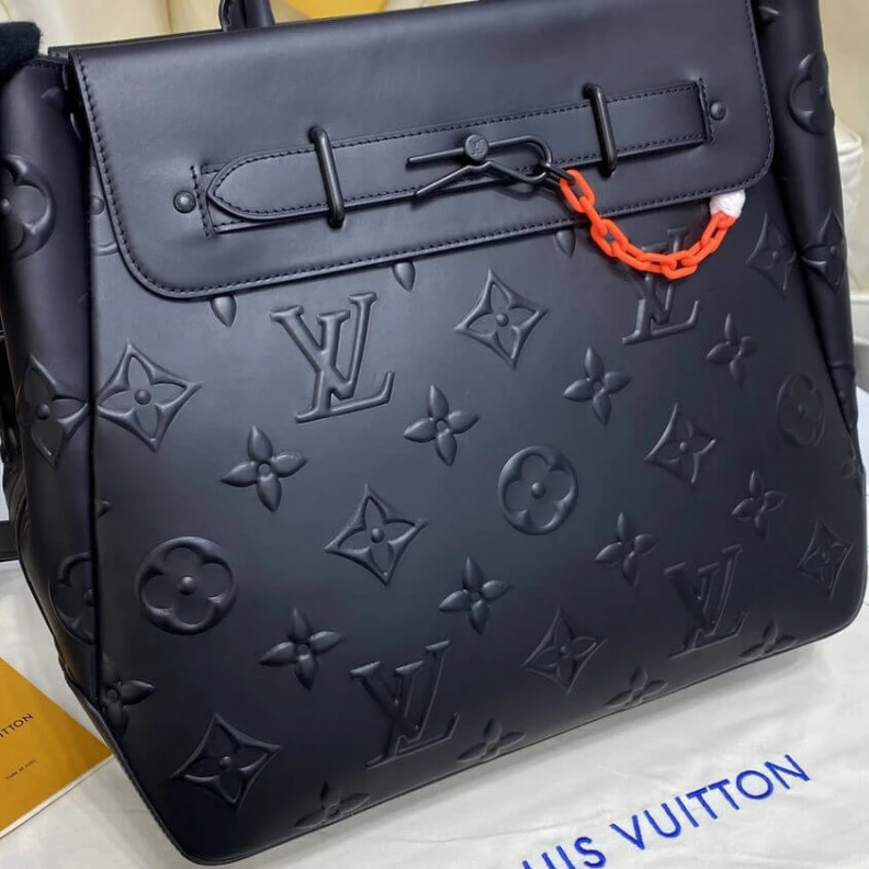 Louis vuitton locations The Steame Louis Vuitton Steamer Tote Black