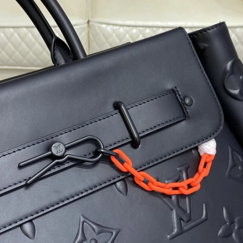 Louis vuitton locations The Steame Louis Vuitton Steamer Tote Black