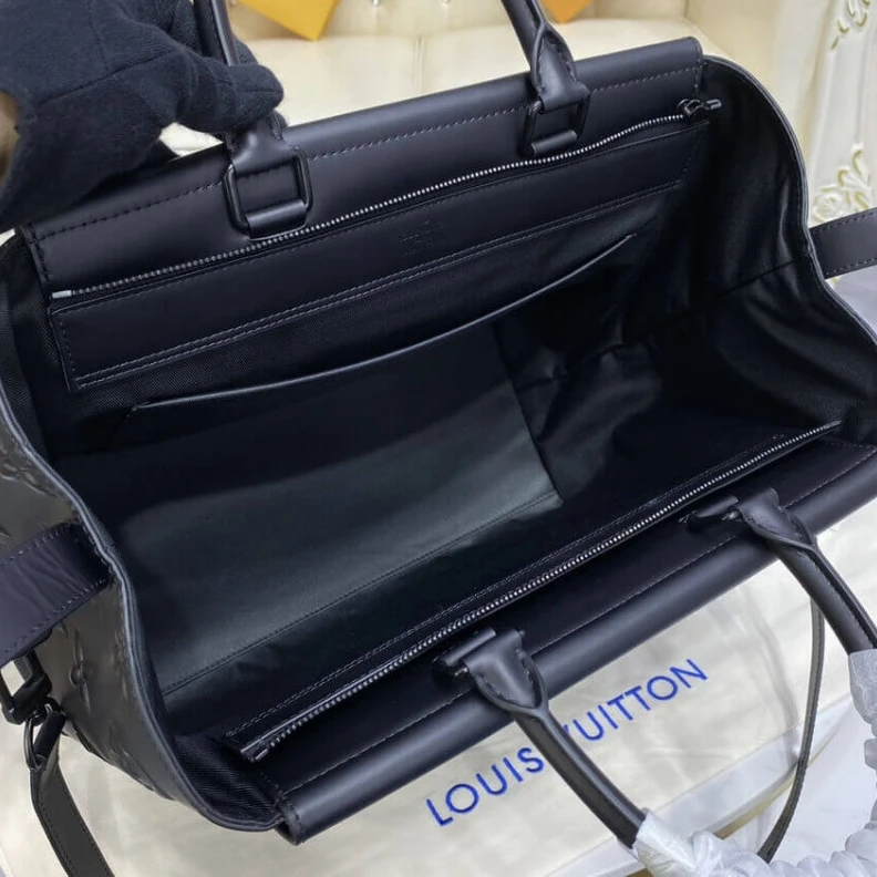Louis vuitton locations The Steame Louis Vuitton Steamer Tote Black