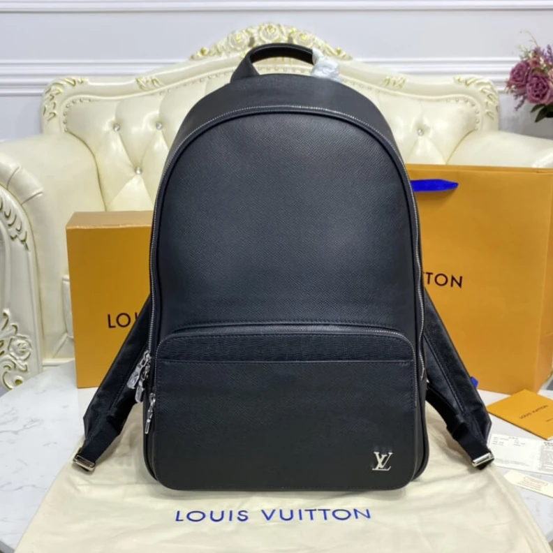 Replica bags Taiga cow Louis Vuitton Taiga Leather Alex Backpack