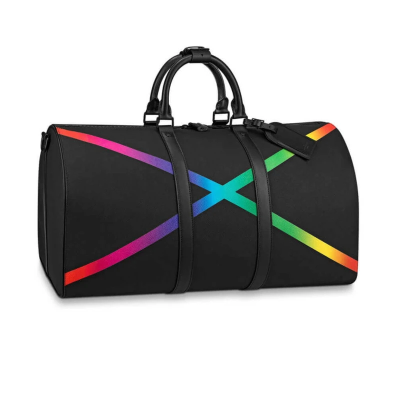 50 x 29 x Louis Vuitton Taiga Leather Keepall Bandouliere 50