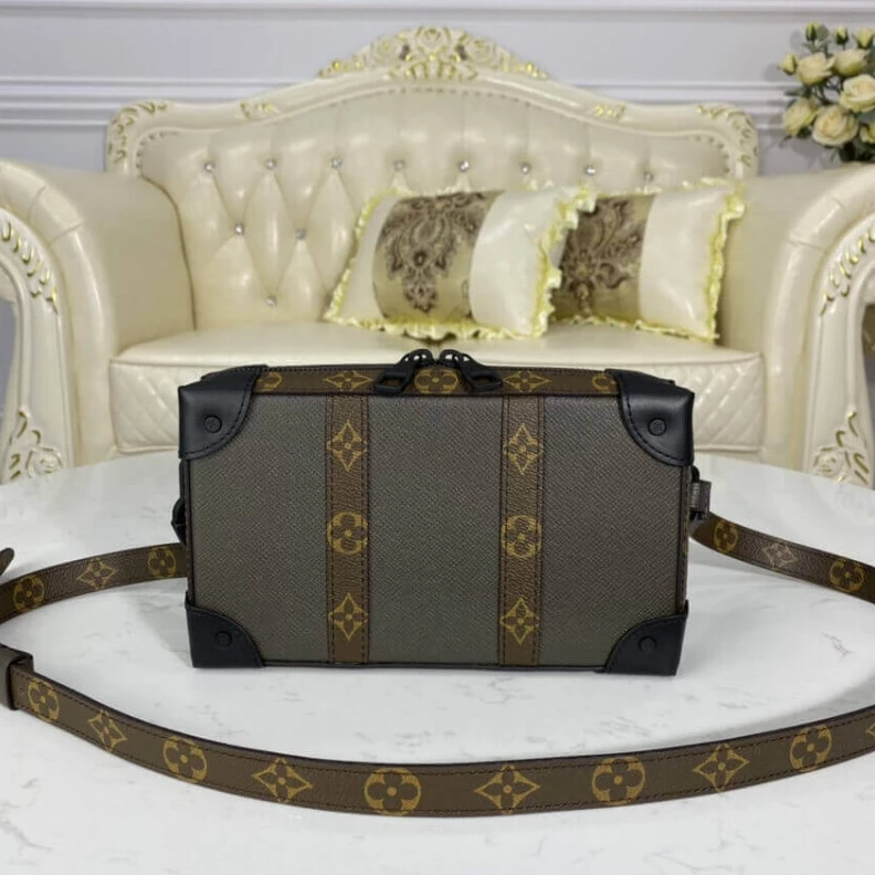 Lv belts replica Strap Dro Louis Vuitton Taiga Leather Soft Trunk Wallet
