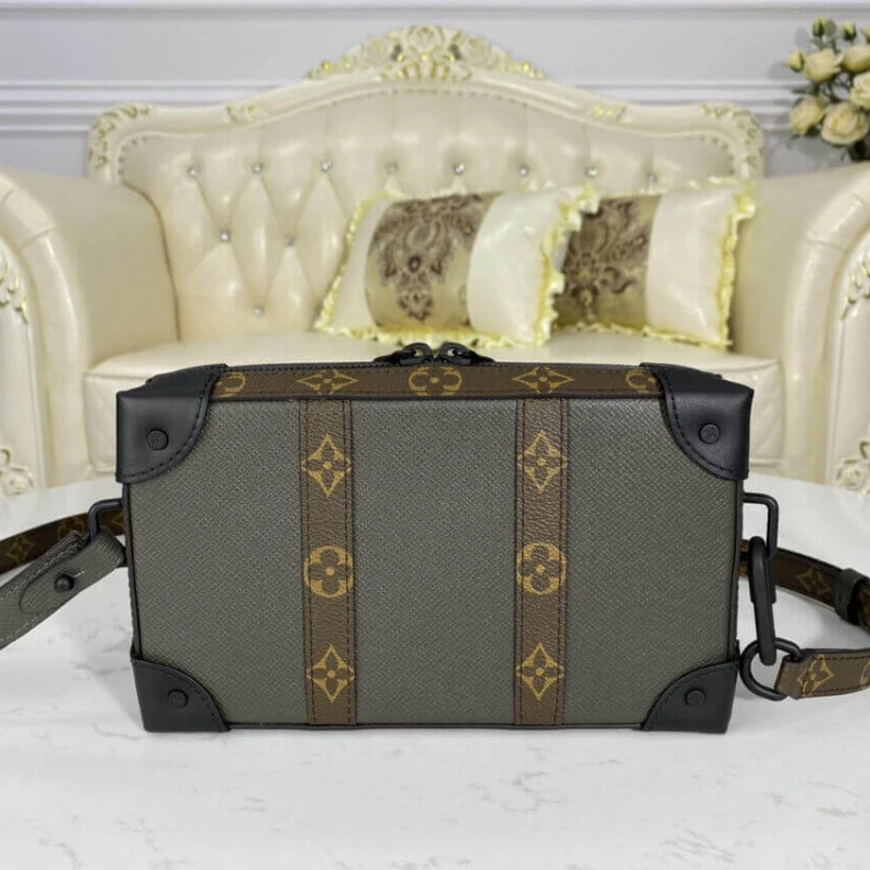 Lv belts replica Strap Dro Louis Vuitton Taiga Leather Soft Trunk Wallet