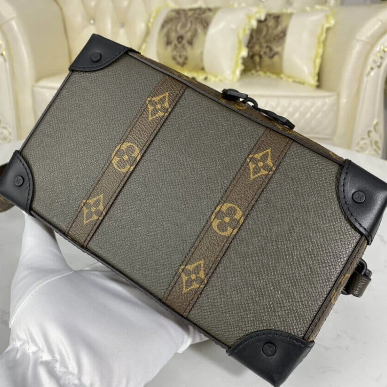 Lv belts replica Strap Dro Louis Vuitton Taiga Leather Soft Trunk Wallet