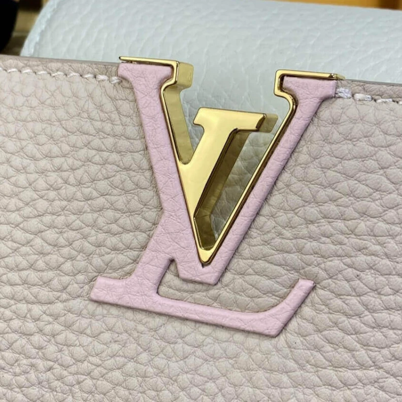 Replica bags lv For Fall 2 Louis Vuitton Taurillon Leather Capucines BB Galet