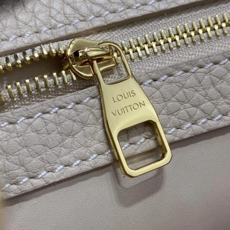 Replica bags lv For Fall 2 Louis Vuitton Taurillon Leather Capucines BB Galet