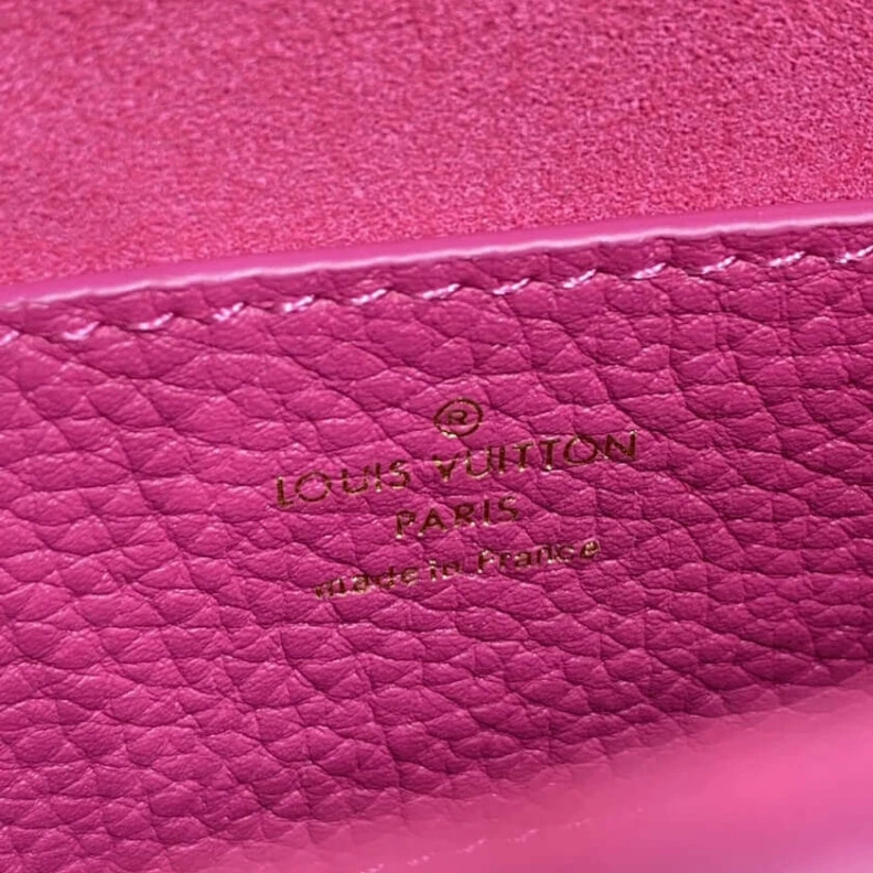 Strap:Rem Louis Vuitton Taurillon Leather and Smooth Calfskin Twist PM Rosy