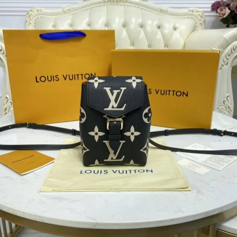 Strap: Re Louis Vuitton Tiny Mini Backpack Black
