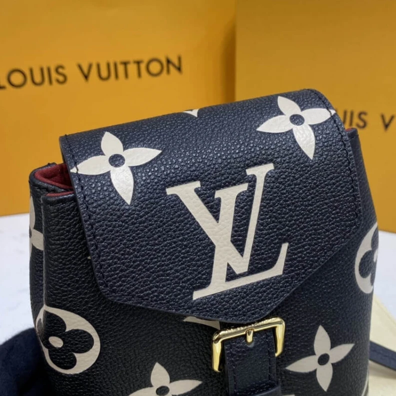 Replica bags Strap: Re Louis Vuitton Tiny Mini Backpack Black